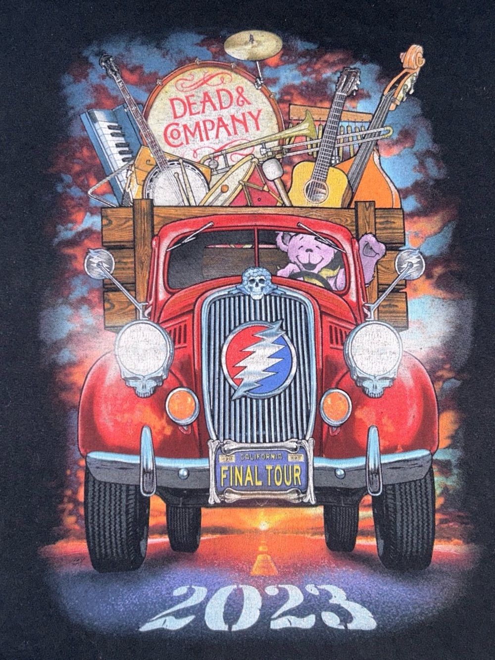 Grateful Dead & Company 2023 Final Tour Band Concert Tee